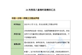 2024年考研政治肖秀荣8套卷肖八时政精华汇总.pdf