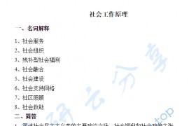 2013年中国人民大学331社会工作原理考研真题