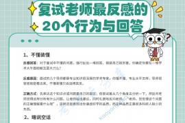 2023年朱伟考研复试老师最反感的20个行为与回答