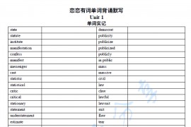 考研英语恋练有词单词默写本.pdf