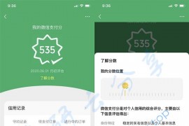 期待已久微信支付分上线了 先用后付免押金