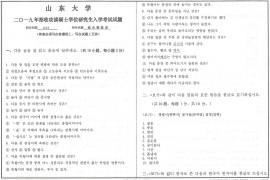 2019年山东大学643综合韩国语考研真题.pdf