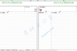 康奈尔笔记模版简化版.xlsx