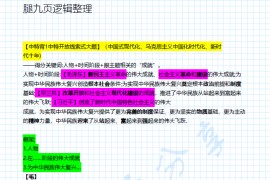 2023年腿姐九页逻辑整理.pdf