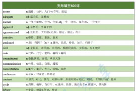 2023年刘晓艳考研英语完形填空核心必背600词.pdf
