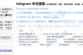 telegram中文搜索