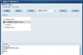 OCR通用文字识别系统v1.04中文绿色版