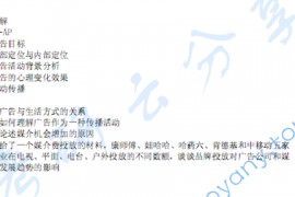2010年上海师范大学802广告传播基础考研真题