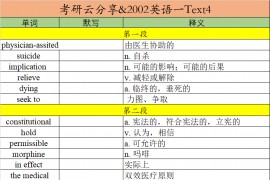 2002年英语一阅读理解Text4